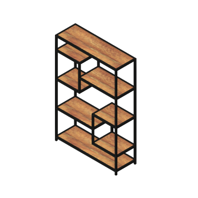 Industrial Bookshelf