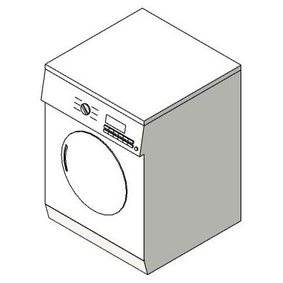 Front-load washing machine modern