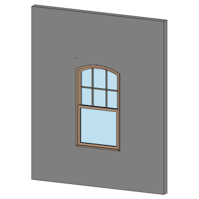Arched DH Window - flex gril 2520