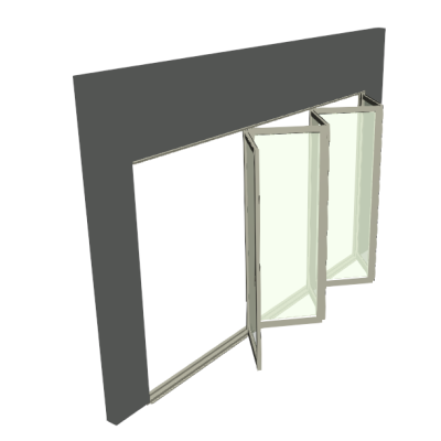 5-panel Bi-fold external door 2