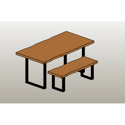 Picnic Table with Bench