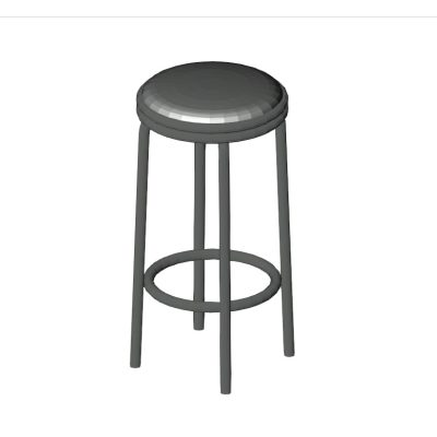 Industrial Metal High Stool