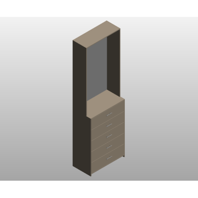 Sleek Wardrobe Unit