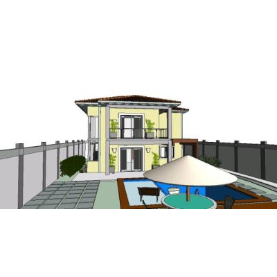 Dupled house 3d