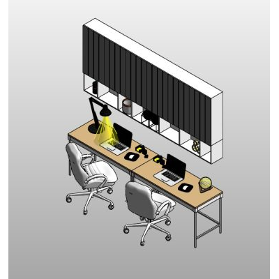 Tech-Inspired Office