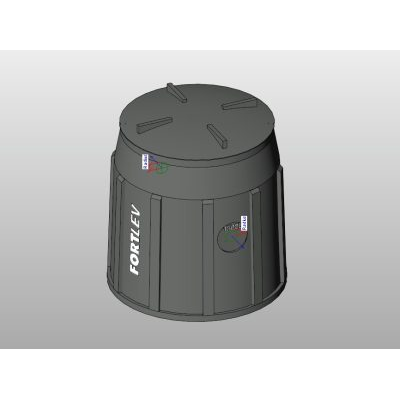 Sludge drying bed with detailed lid