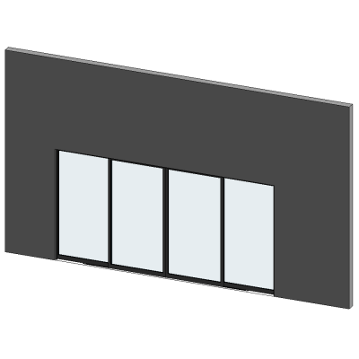 Four Panel Sliding door
