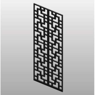 Decorative Metal Panel Screen
