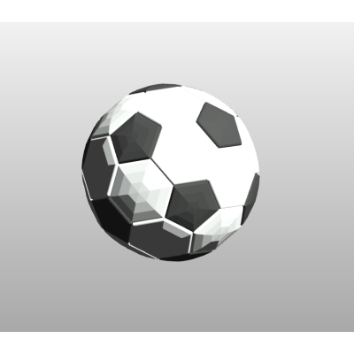 3D Soccer Ball