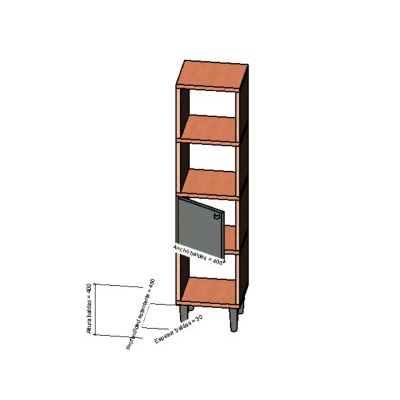 Shelf family modules .revit 2020