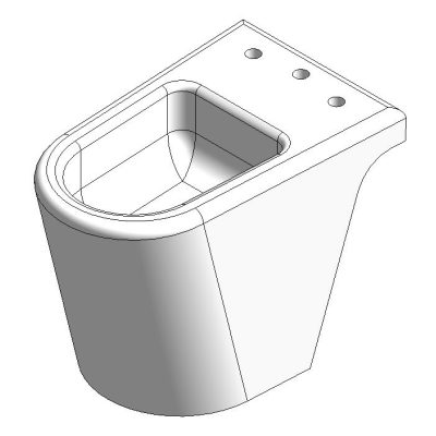 Modern Floor-Mounted Bidet