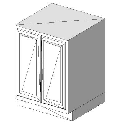 Base Cabinet 2 Door 24x24x34