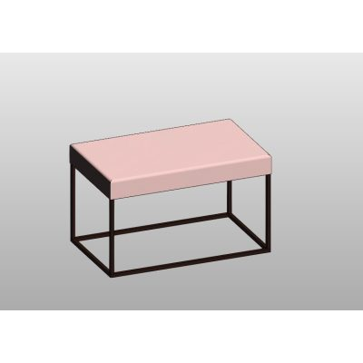 Ottoman with Small Legs