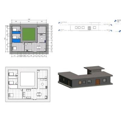 Single family home revit
