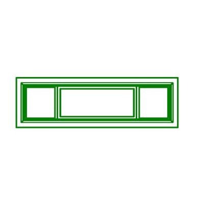 Slim Horizontal Window 1.20 x 0.40