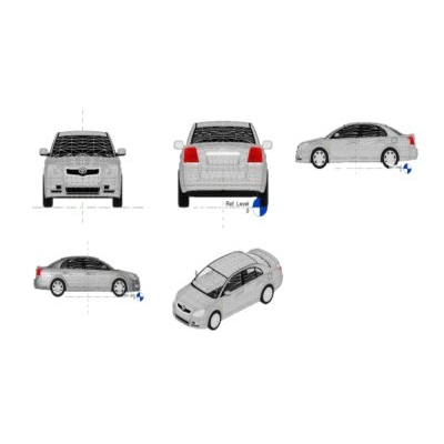 Toyota avensis - modelo revit
