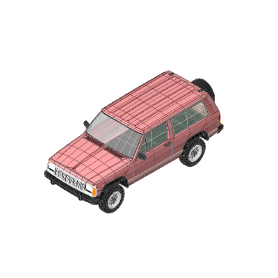 Classic Red Car