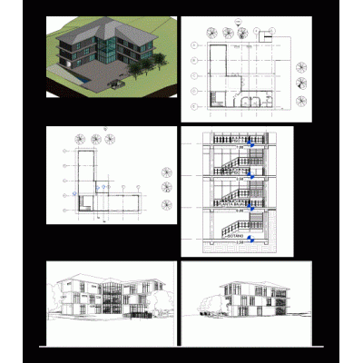 Modern Apartment Blueprint