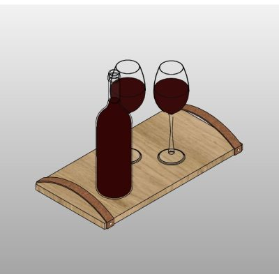 Wine Serving Tray
