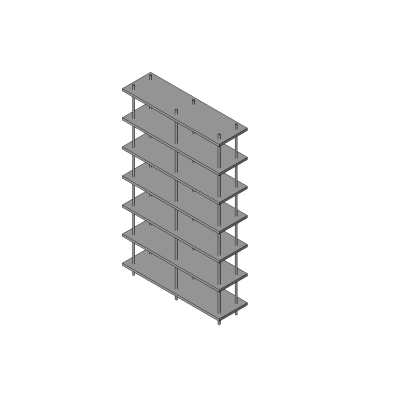 Bookcase with Columns