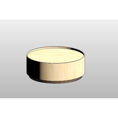 Round Wooden Coffee Table