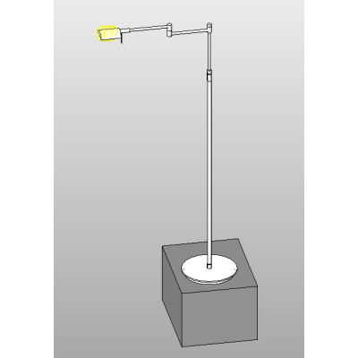 Contemporary Adjustable Floor Lamp