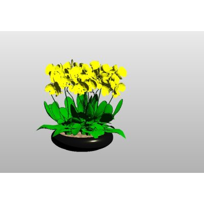 Decorative Tall Potted Plant