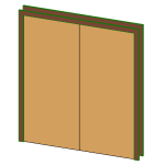 Revit Door Families: Your Free and Parametric Library for 2026 3 M Double-Flush