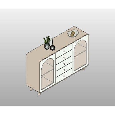 Curved Sideboard