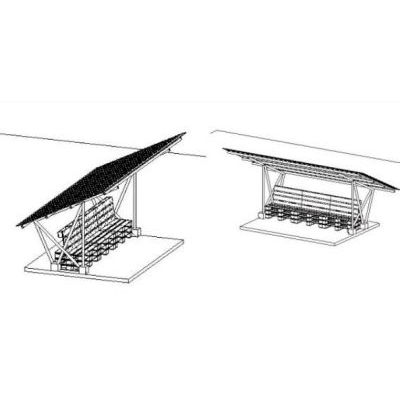 Bamboo and Pallet Bus Stop