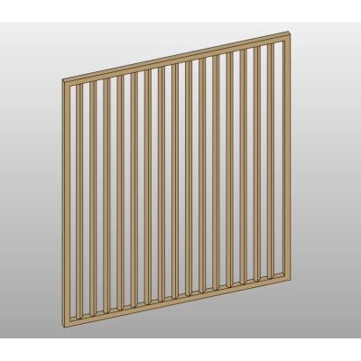 Trellis Wall Division and Decoration