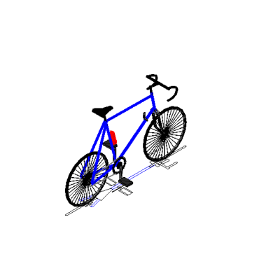 Road Bike with Water Bottle