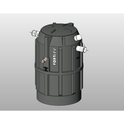 Biodigester 700 L per day detailed tank