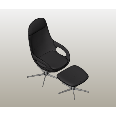 High-Back Swivel Chair