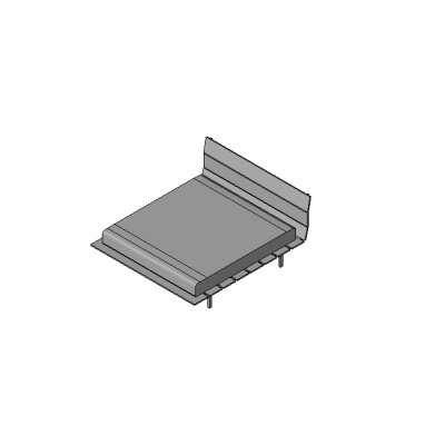 Modern Platform Bed with Raised Headboard