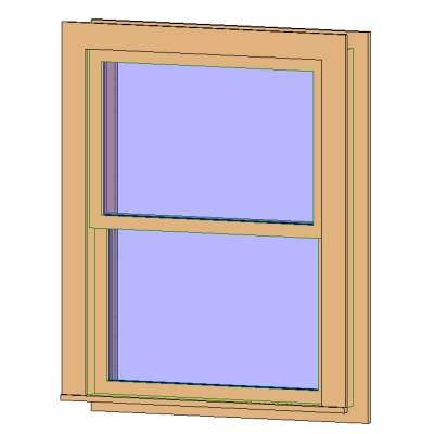 Double Hung with Trim