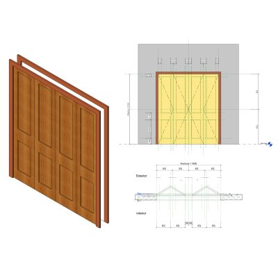 Folding gate