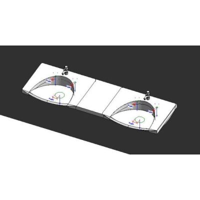 3d wash  basin in revit .