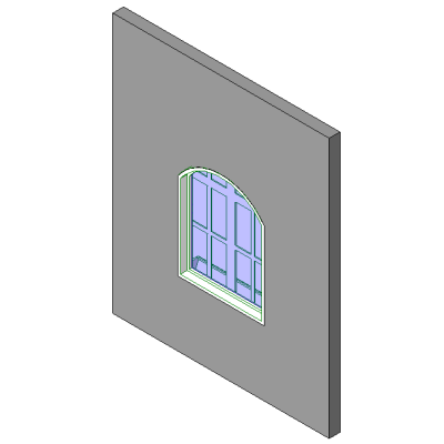 Arched Window 1167
