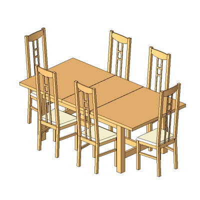 Elegant Dining Set with Chairs