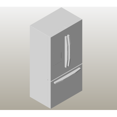 Modern Refrigerator Model