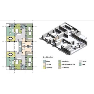 Department floor type 2d 3d