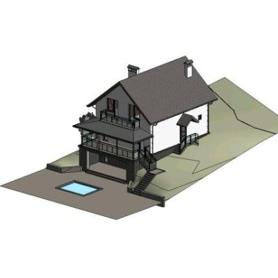 Small house (revit 3d)