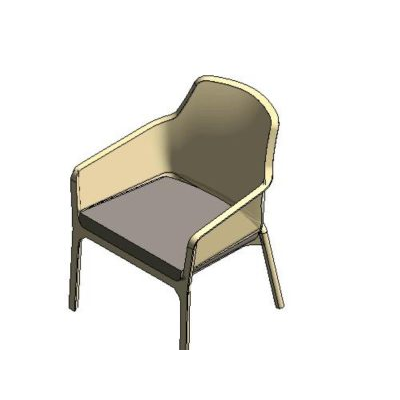 Garden chair - revit