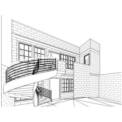 Revit model house room