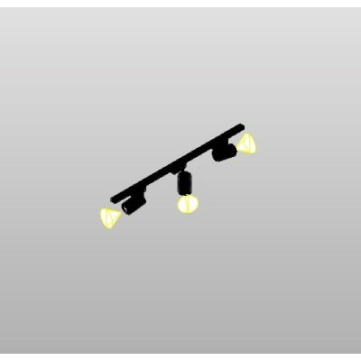 3-Spot Adjustable Track Lighting