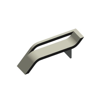 3D Concrete Community Bench