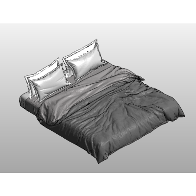 Textured Blanket Bed