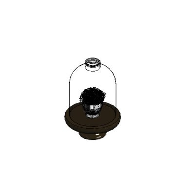 Brass and Glass Cloche D�cor