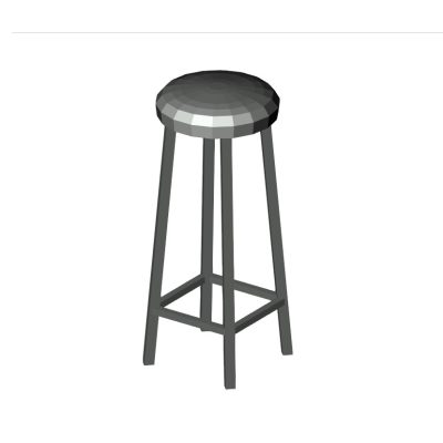 Minimalist Round Wooden Stool